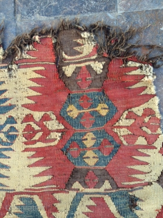 South -West Anatolian Mut kilim.Needs good wash.The size 120x225cm                        