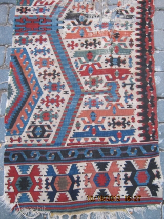 West Anatolian Aydınlı half kilim.                            