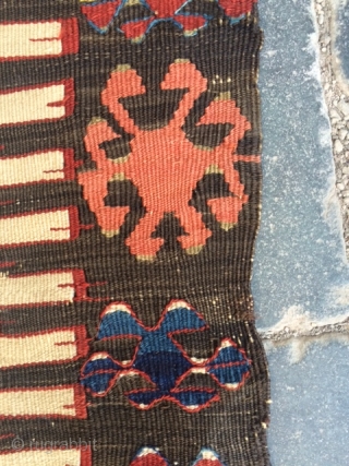 West Anatolian Kilim Half.                             