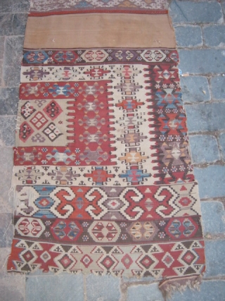 West Anatolian Kilim half                             