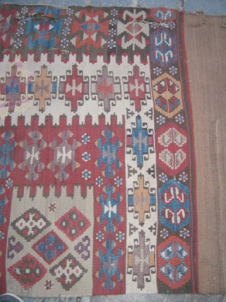 West Anatolian Kilim half                             