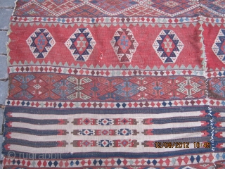 East Anatolian Kilim.All with naturel colors.                           