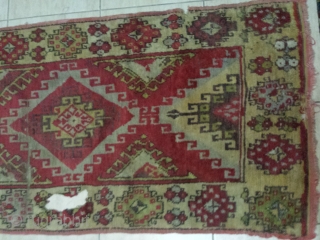 303x92cm
0ld cppadocia carpet runner
circa 120 years old                          