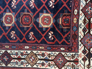 19th Century Verimin finely woven with saturated colors.