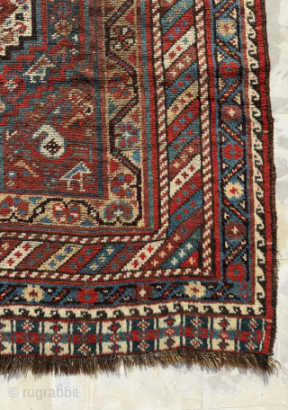 Antique Rare Collectible Hand Knotted Persian Tribal Chicken Khamseh Wool Rug.Good Condition(Low Pile In Some Areas Kindly See Pictures Carefully Please).Size 236x142 Cm.Contact For More Info And Price Please Nabizadah_carpets@yahoo.com   