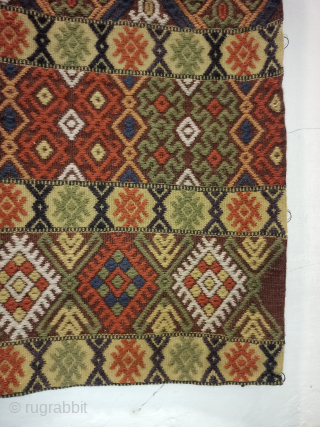 Gorgeous Hand Woven Collectible Swedish Scandinavian Weaving From Skane Ca.1900 Good Age And Good Condition.Size 205×51 Cm.Contact For More Info And Price Nabizadah_carpets@yahoo.com          