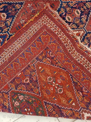 Antique 19th Century Afshar Rug Size 6'3"×5'6" Feet
Low pile according to age Contact for more info and price nabizadah_carpets@yahoo.com              