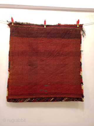 Antique Hand Knotted Persian Afshar Single Bag Face With Original Backing.Size 73×73 Cm.Contact For More Info And Price Nabizadah_carpets@yahoo.com              