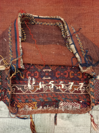 Antique Hand Knotted Persian Afshar Single Bag Face With Original Backing.Size 73×73 Cm.Contact For More Info And Price Nabizadah_carpets@yahoo.com              