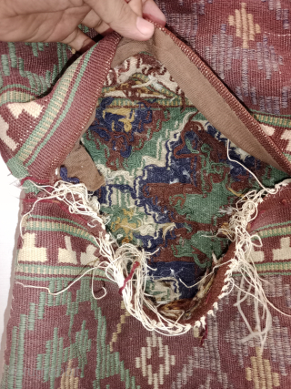 Antique Gorgeous Hand Woven Swedish Scandinavian Wool Cushion Cover Ca.1900 Size 71×53 Cm Good Age And Good Condition.Contact For More Info And Price Nabizadah_carpets@yahoo.com         