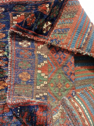 Antique Collectible Kurdish Jaff Wool Bag With Original Backing Size 57×57 cm Soft and Shiny Wool Good Age and Good Condition Contact for more info and price nabizadah_carpets@yahoo.com     