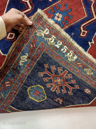 Gorgeous Hand Knotted Caucasian Armenian Erivan Beautiful Design Rug.Size 157×119 Cm.Low Pile In Some Areas.Contact For More Info And Price nabizadah_carpets@yahoo.com            