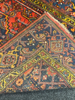 Colorful antique Persian Bidjar Gerrus rug from an old German estate. This rug is woven on a wool foundation, this indicates its high age. Size circa 158x107cm / 5’2ft by 3’5ft   ...