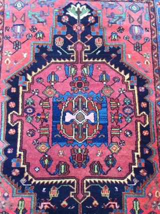 Antique Persian Malayer rug, size: 155x110cm / 5'1''ft x 3'6''ft                       