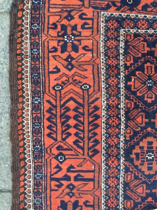 Antique Baluch rug, size: ca. 170x87cm / 5'6''ft x 2'9''ft www.najib.de                      