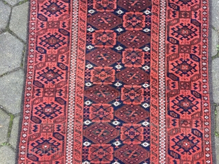 Beautiful antique Baluch rug, good quality, size: 172x94cm / 5'7''ft x 3'1''ft                     