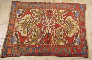 a very beautiful Gerus Bidjar rug with great colors and archaic drawing. Age: circa 1870. Size:ca.170x130cm / 5'6''x4'3''ft www.najib.de

Like us on Facebook: Najib Gallery         