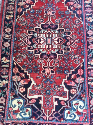 Beautiful small Persian Bidjar rug in good condition, age: circa 1920 , size: ca 135cm x 80cm/ 4'5''ft x 2'7''ft             