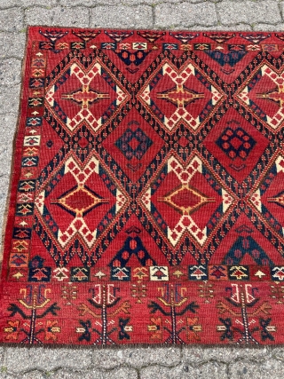 Antique Turkmen Beshir Chuval from the Amu Darya region. Very nice collector’s item. http://www.najib.de                   