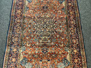 A fine antique Persian Kashan rug from the prestigious Ateshoglu workshop, size: circa 203x130cm / 6’7ft by 4’3ft http://www.najib.de              