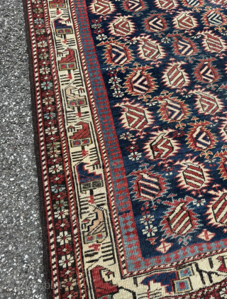Antique Caucasian Marasali prayer rug. Age: 19th century, size: ca. 140x110cm / 4’6ft by 3’6ft http://www.najib.de                 
