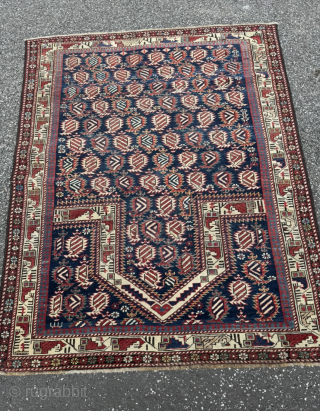 Antique Caucasian Marasali prayer rug. Age: 19th century, size: ca. 140x110cm / 4’6ft by 3’6ft http://www.najib.de                 