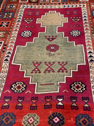 A lovely antique East(?)-Anatolian rug, size: ca. 145x108cm / 4’8ft by 3’6ft                     