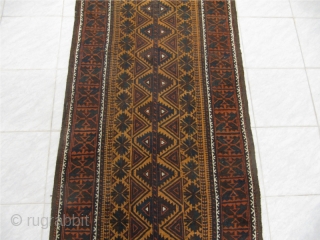 Beautiful antique Baluch runner. Very decorative. Size: ca 370x93cm / 12'2'' x 3'                    