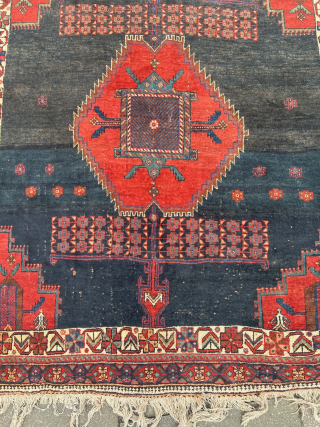 From an old German estate: Antique Afshar tribal rug from Southpersia, size: ca. 163x138cm / 5‘4ft by 4‘6ft http://www.najib.de              