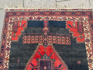 From an old German estate: Antique Afshar tribal rug from Southpersia, size: ca. 163x138cm / 5‘4ft by 4‘6ft http://www.najib.de              