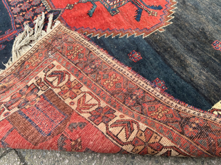 From an old German estate: Antique Afshar tribal rug from Southpersia, size: ca. 163x138cm / 5‘4ft by 4‘6ft http://www.najib.de              