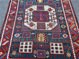 Antique Caucasian Karachoph rug. Size: circa 215x170cm / 7’1ft by 5’6ft  http://www.najib.de                    