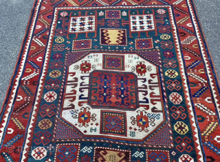 Antique Caucasian Karachoph rug. Size: circa 215x170cm / 7’1ft by 5’6ft  http://www.najib.de                    