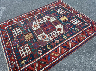 Antique Caucasian Karachoph rug. Size: circa 215x170cm / 7’1ft by 5’6ft  http://www.najib.de                    