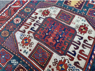 Antique Caucasian Karachoph rug. Size: circa 215x170cm / 7’1ft by 5’6ft  http://www.najib.de                    