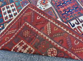 Antique Caucasian Karachoph rug. Size: circa 215x170cm / 7’1ft by 5’6ft  http://www.najib.de                    