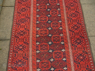 Antique Baluch rug with Mina Khani design , origin : North-East Persia , Khorossan province . Size : ca 170cm x 95cm ( 5'6''ft x 3'1''ft )      