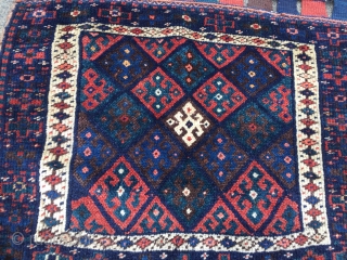 Antique Kurdish Jaf bagface. Size : ca 77cm x 65cm / 2'6''ft x 2'2''ft                   