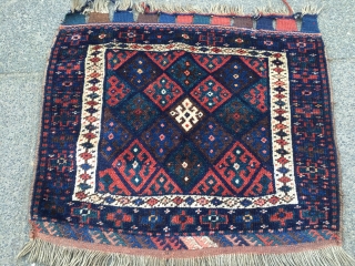 Antique Kurdish Jaf bagface. Size : ca 77cm x 65cm / 2'6''ft x 2'2''ft                   