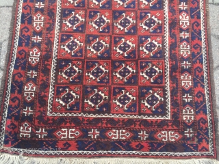 Large Antique Baluch rug. size: ca 280x100cm / 9'2'' x 3'3''ft www.najib.de                     