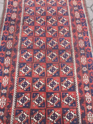 Large Antique Baluch rug. size: ca 280x100cm / 9'2'' x 3'3''ft www.najib.de                     