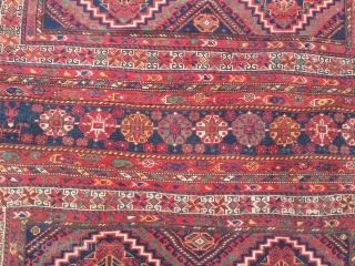 Antique Persian Afshar piled Mafrash (?). Interesting tribal weaving. Size:167x140cm / 5'5''ft x 4'6''ft                   