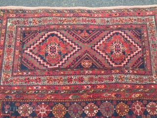 Antique Persian Afshar piled Mafrash (?). Interesting tribal weaving. Size:167x140cm / 5'5''ft x 4'6''ft                   