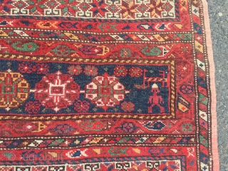 Antique Persian Afshar piled Mafrash (?). Interesting tribal weaving. Size:167x140cm / 5'5''ft x 4'6''ft                   