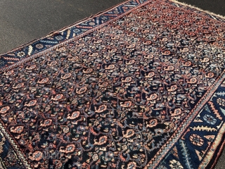 Antique Persian Malayer rug, size: ca. 240x160cm / 7'9''ft x 5'3''ft                      