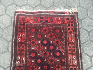 Antique Baluch rug, size: ca. 200x97cm / 6'5''ft x 3'2''ft www.najib.de                      