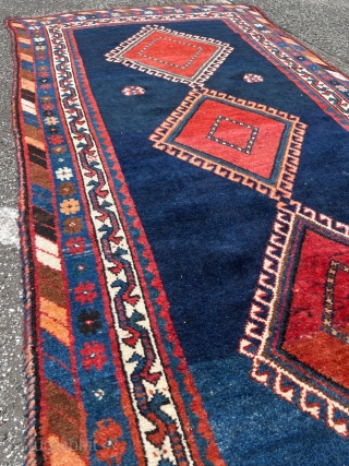 Antique Persian Luri tribal rug, size: 252x123cm / 8‘3ft by 4‘1ft http://www.najib.de                     