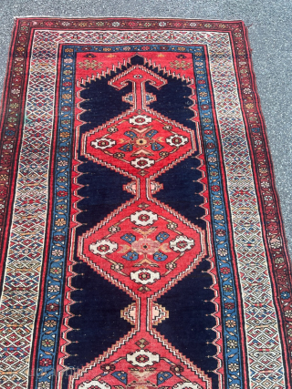 **Beautiful Antique rug with Colorful Border from Northwest Persia**

**Size:** 230 x 110 cm / 7'6" ft by 3'6" ft

This exquisite antique rug hails from the northwestern region of Persia, known for its  ...
