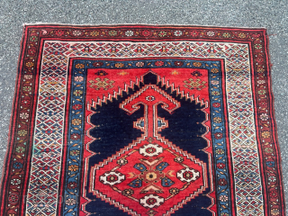 **Beautiful Antique rug with Colorful Border from Northwest Persia**

**Size:** 230 x 110 cm / 7'6" ft by 3'6" ft

This exquisite antique rug hails from the northwestern region of Persia, known for its  ...