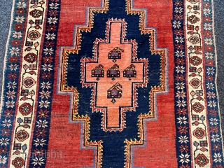 Antique Meshkin runner from Northwest Persia, lovely primitive design. Age: 19th century. Woven on wool foundation. Size circa 295x105cm / 9‘7ft by 3‘4ft http://www.najib.de         